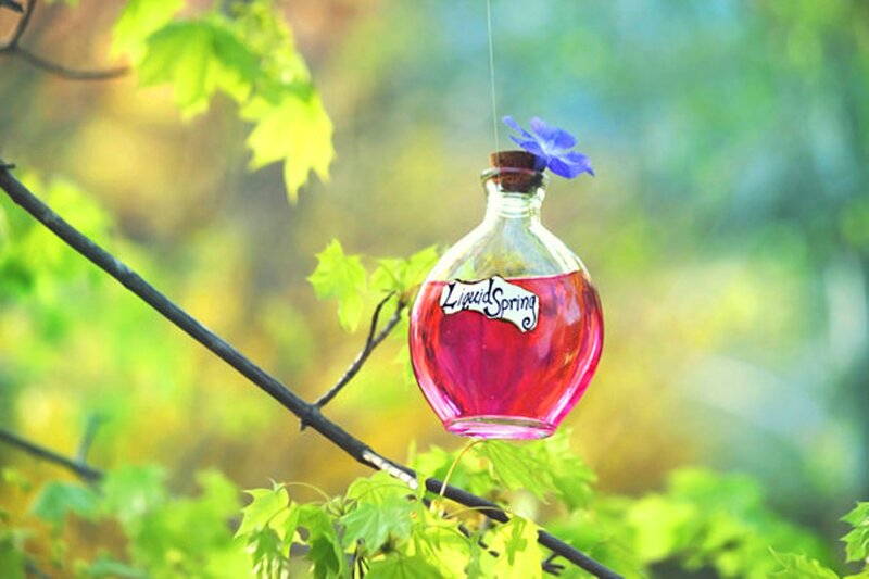 Bottle with Pink Liquid