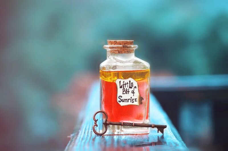 Bottle with Potion and Key