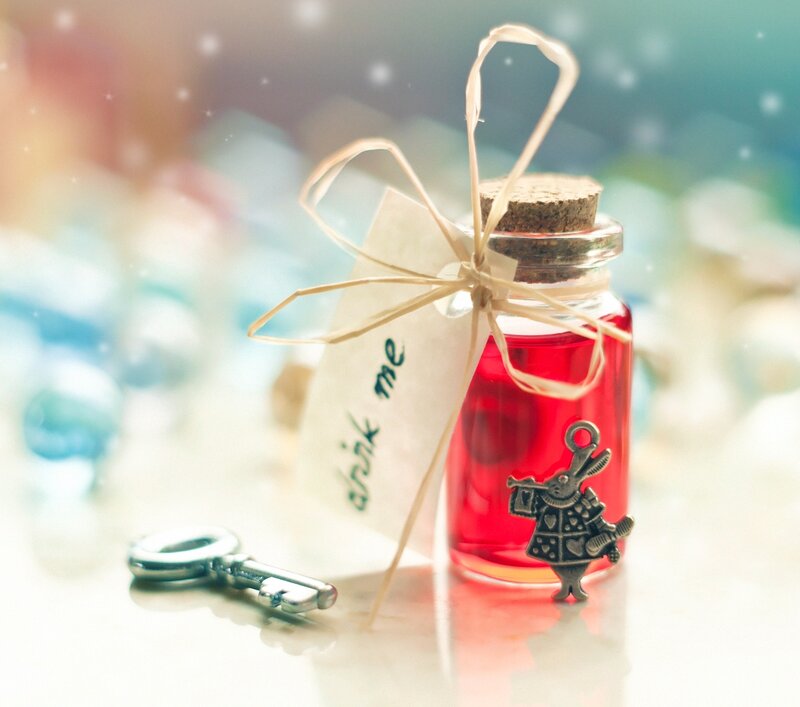 Bottle with Red Liquid — Whimsical
