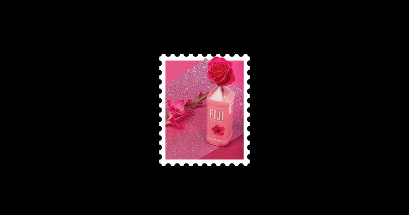Bottle with Rose Flower