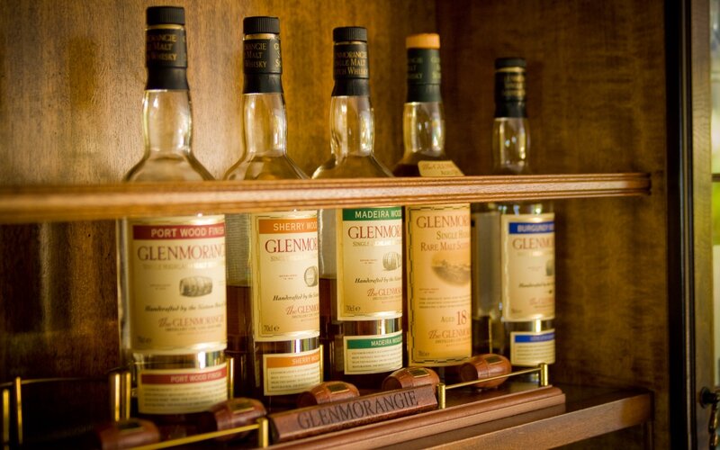 Bottles of Glenmorangie Whisky