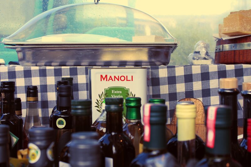 Bottles of Olive Oil