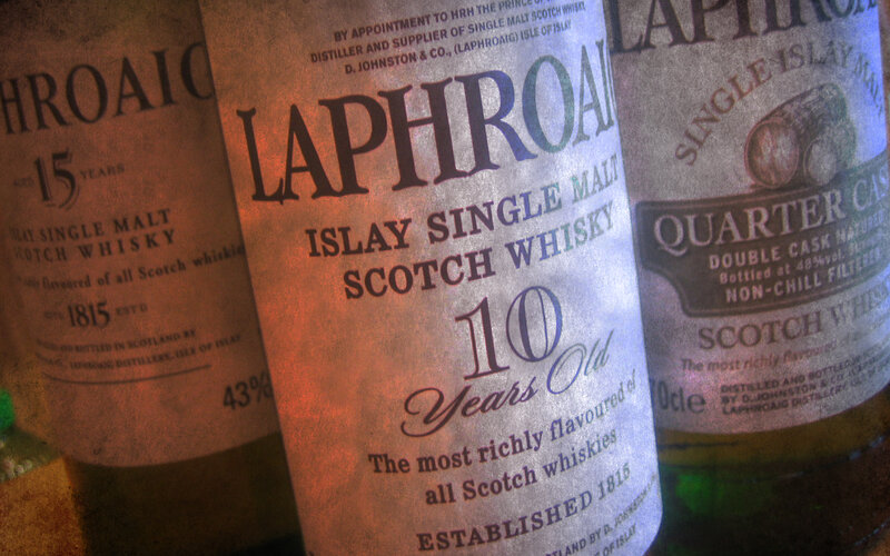 Bottles of Whisky — Brown
