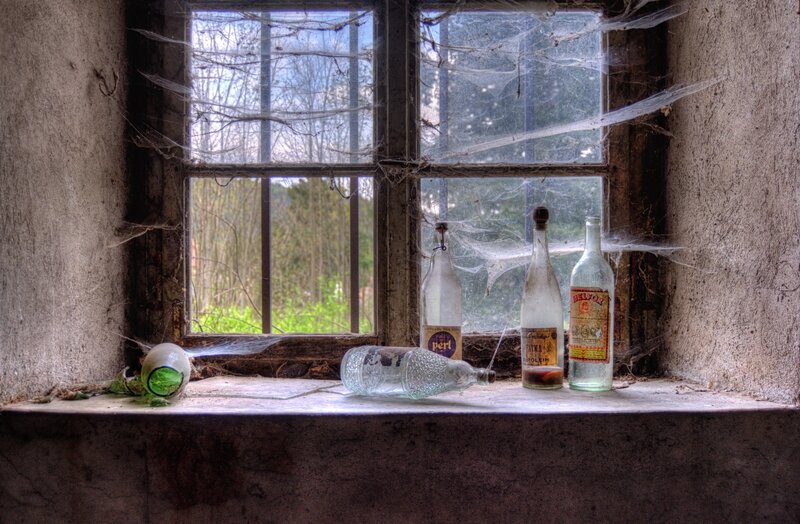Bottles on Windowsill