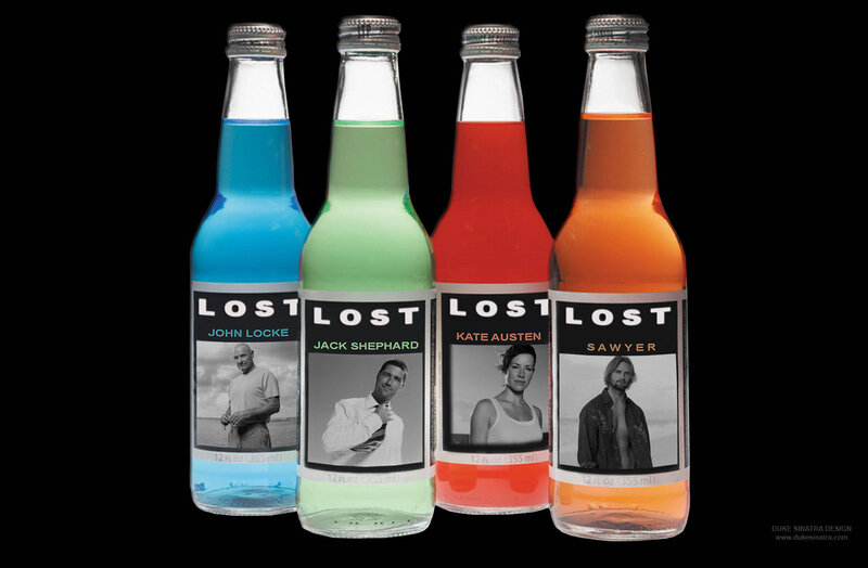 Bottles with Character Labels