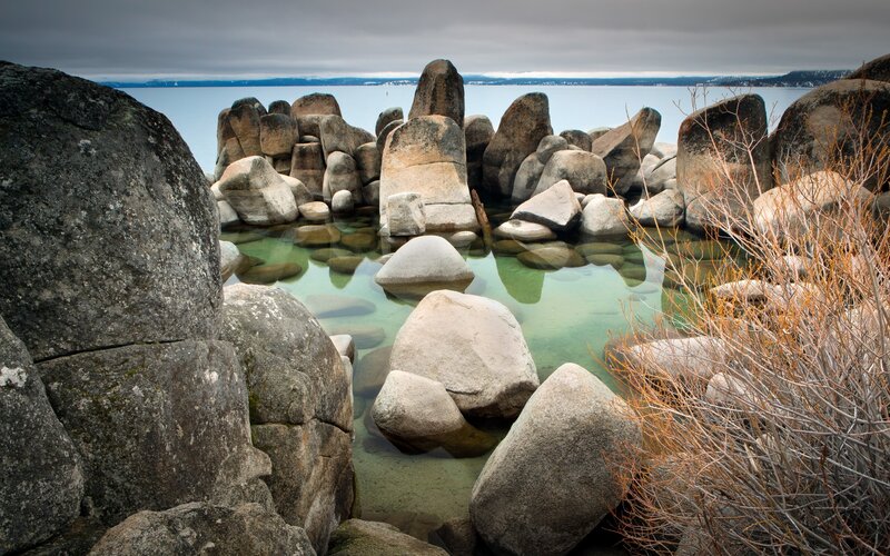 Boulders in Lake Tahoe