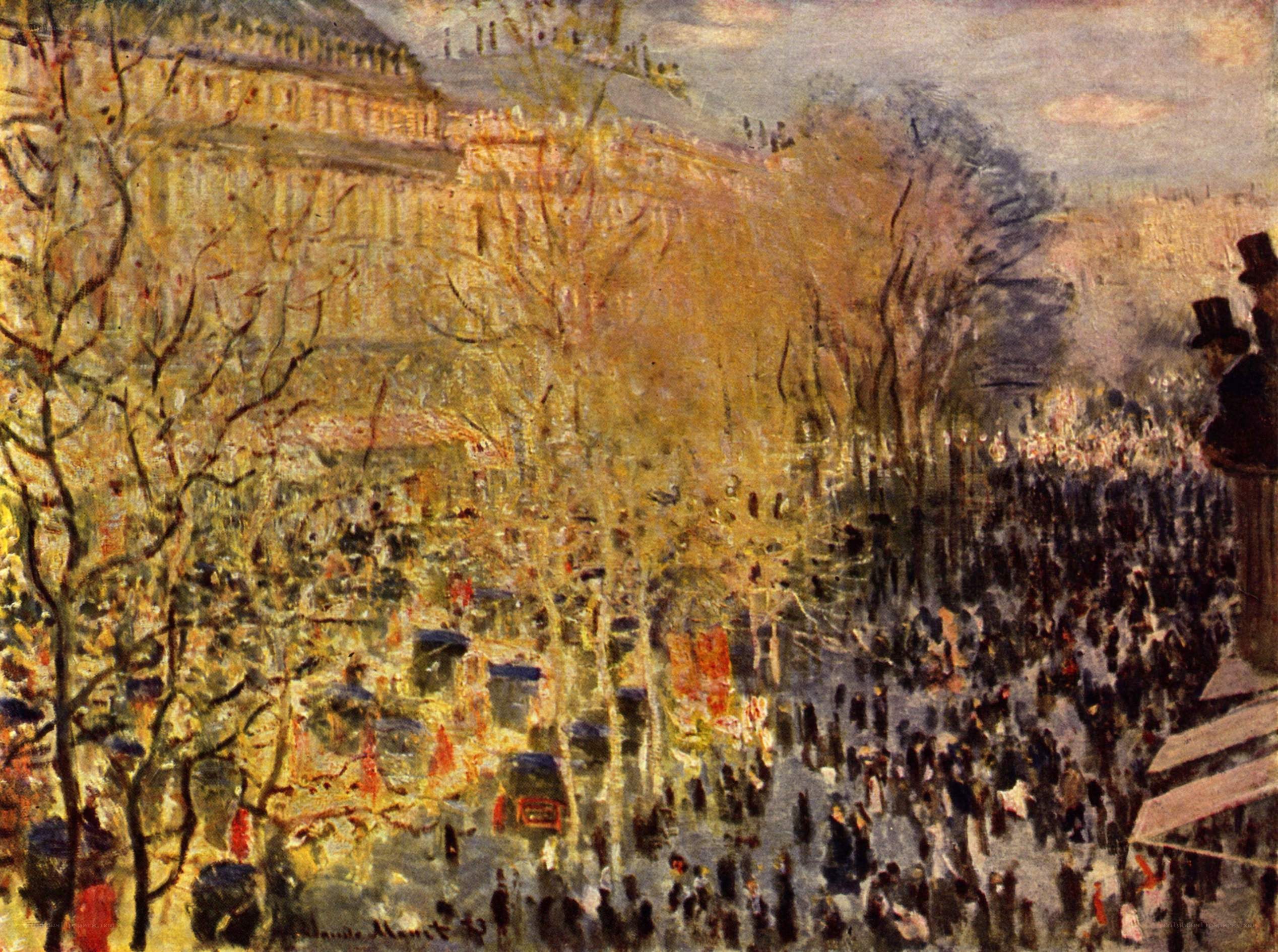 Boulevard Montmartre in Winter