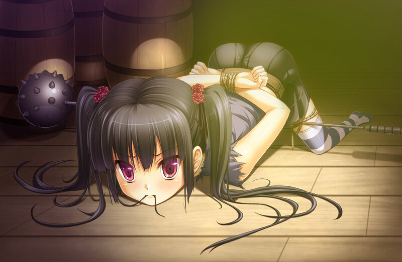 Bound Anime Girl — Brown