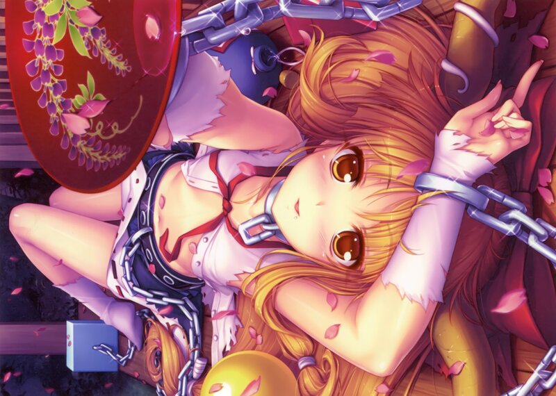 Bound Anime Girl — Orange