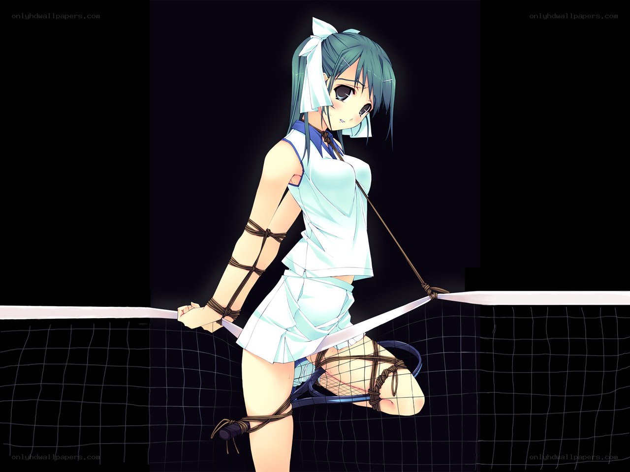 bound anime tennis player