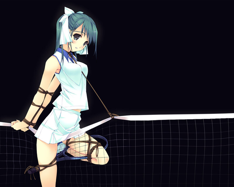 bound anime tennis player