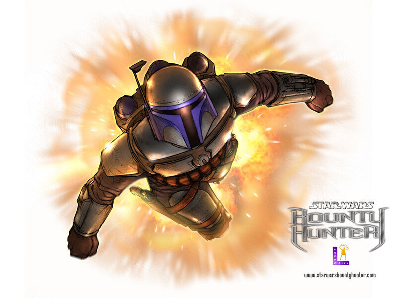 Bounty Hunter in Armor — Orange