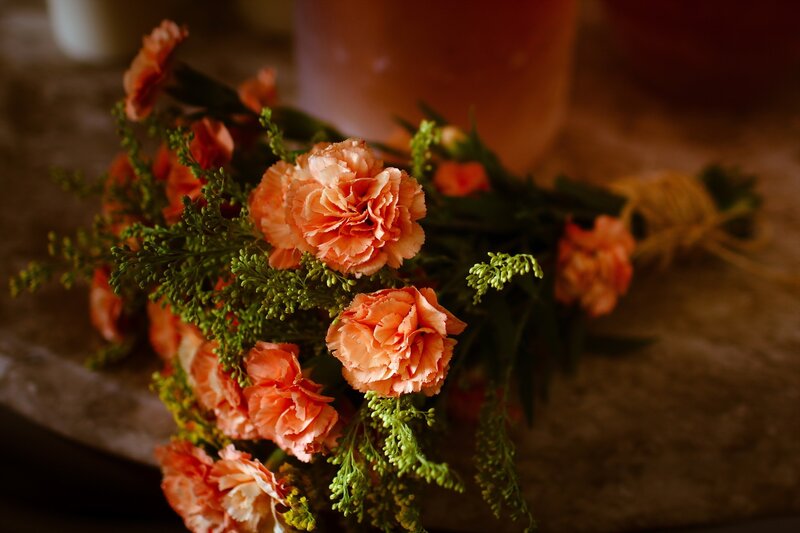 Bouquet of Carnations — Orange