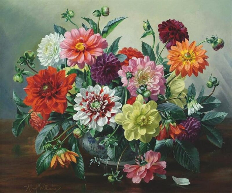 Bouquet of Dahlias