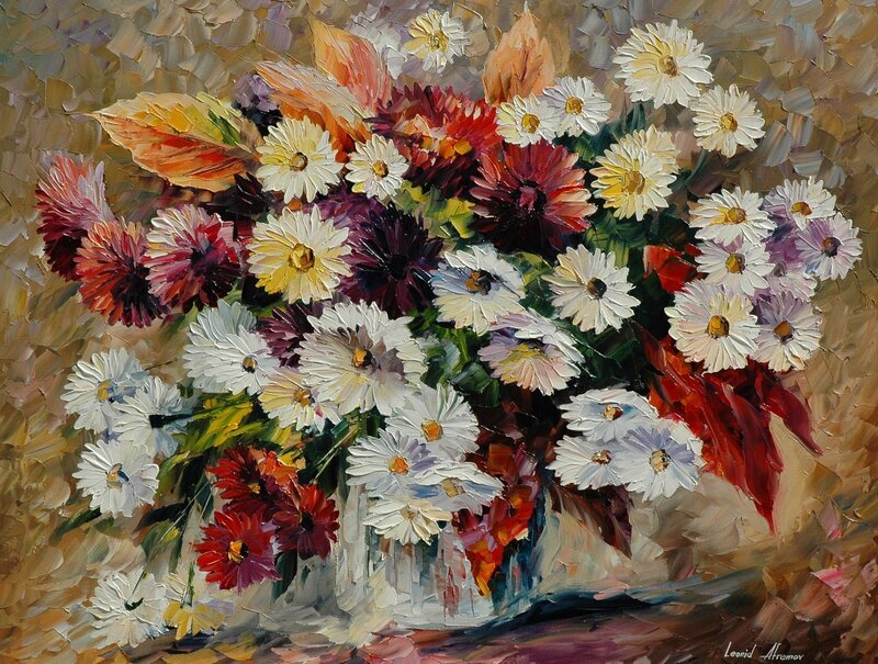 Bouquet of Daisies — White, Bright
