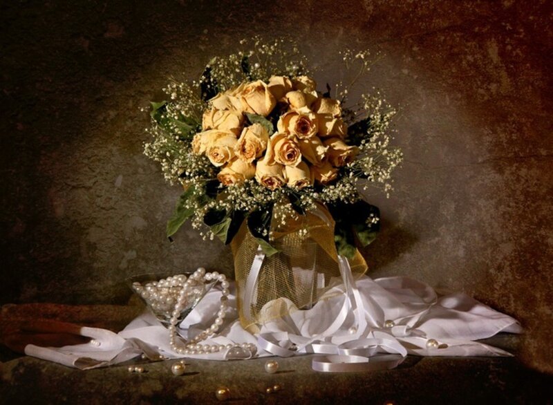 Bouquet of Dried Roses