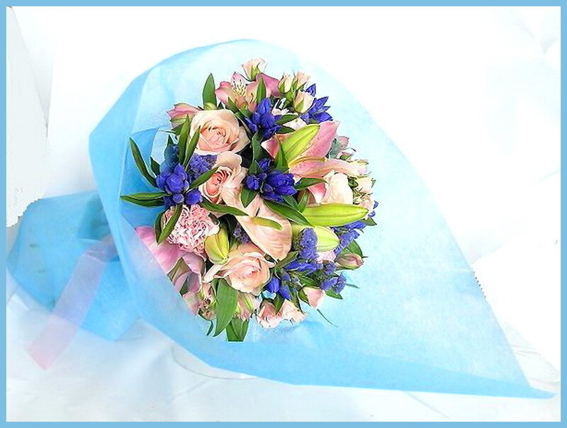 Bouquet of Flowers — Blue