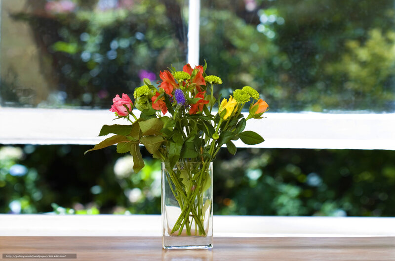 Bouquet of Flowers in Vase — Green, Serene