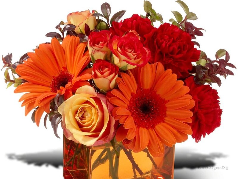 Bouquet of Flowers — Orange