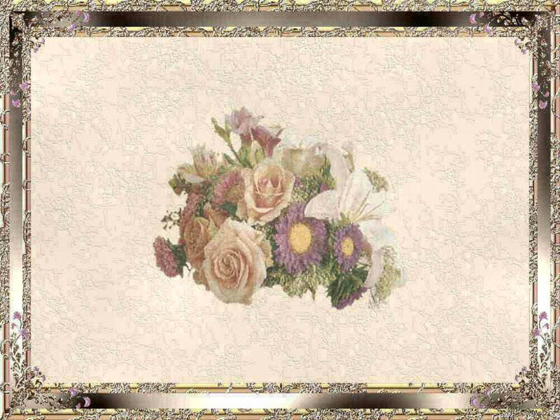 Bouquet of Flowers — Pink, Calm, Illustration