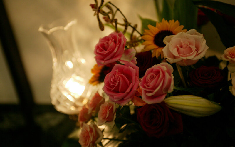Bouquet of Flowers — Pink, Warm