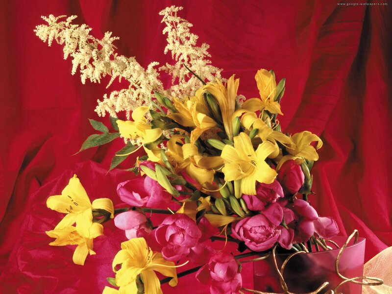 Bouquet of Flowers — Red