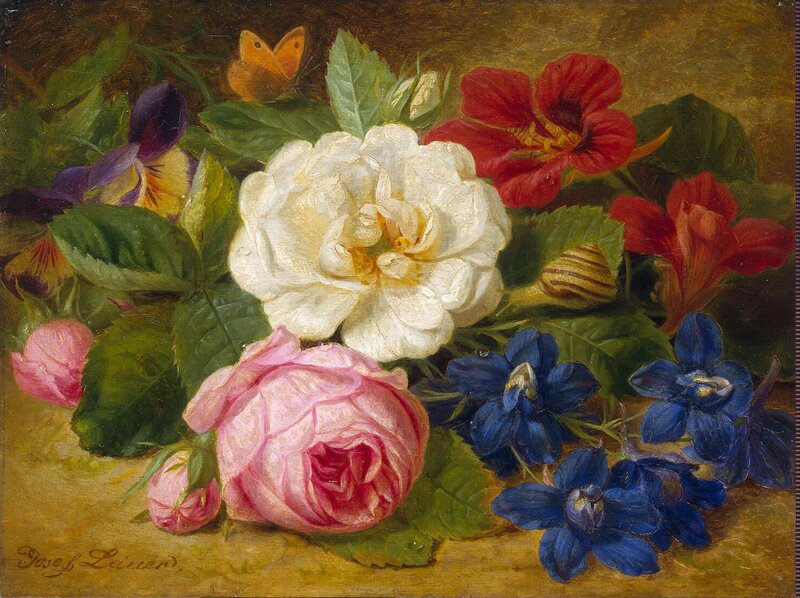 Bouquet of Flowers — White