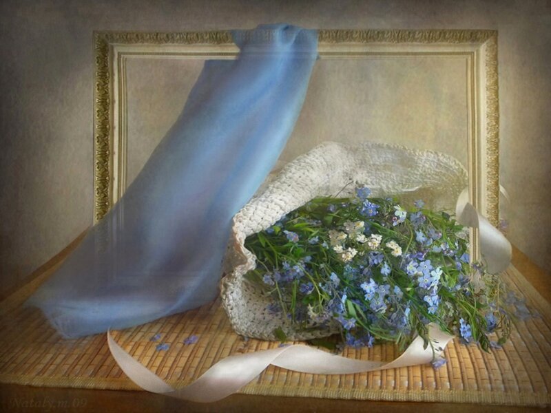 Bouquet of Forget-me-nots — Blue