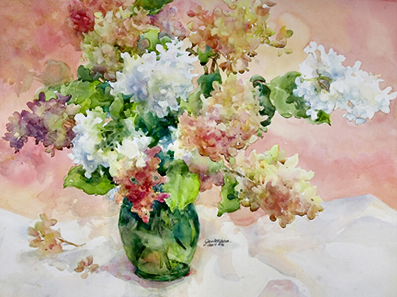 Bouquet of Hydrangeas — Pink