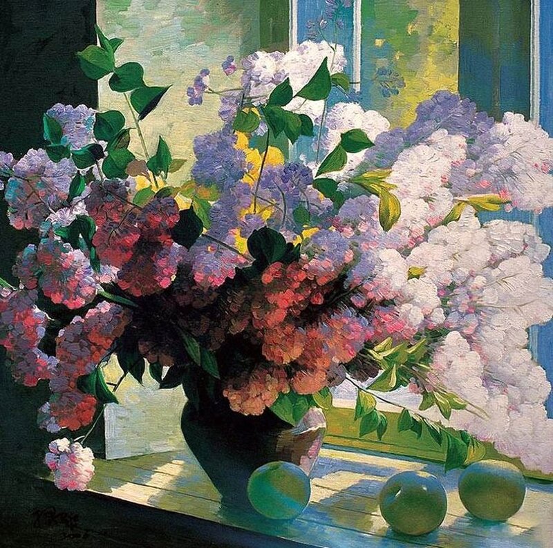 Bouquet of Lilacs — Purple, Calm, Afternoon
