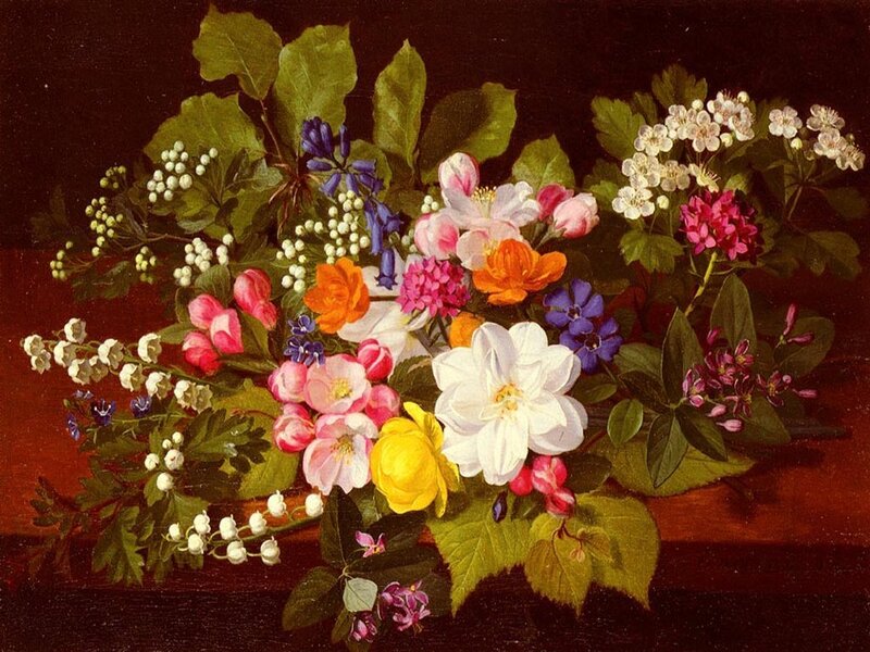 Bouquet of Mixed Flowers — Green