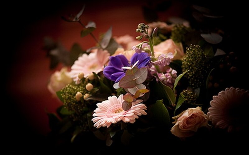 Bouquet of Mixed Flowers — Pink