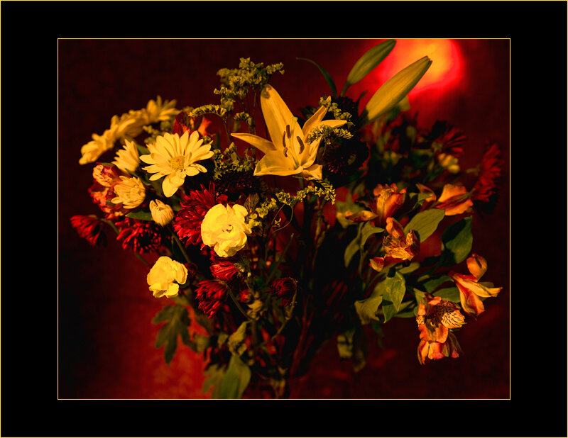 Bouquet of Mixed Flowers — Red