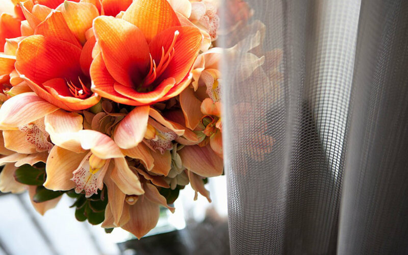 Bouquet of Orange Flowers — Calm, Afternoon