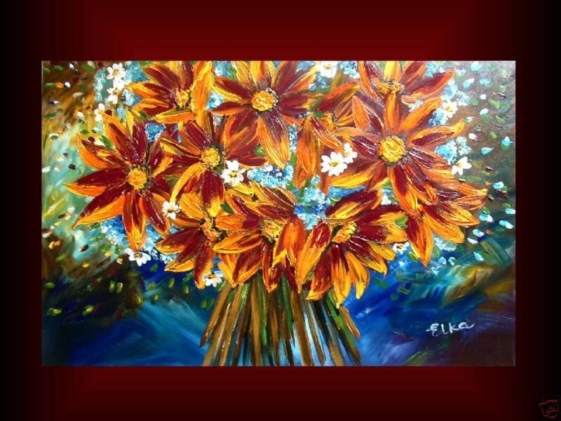Bouquet of Orange Flowers — Vibrant