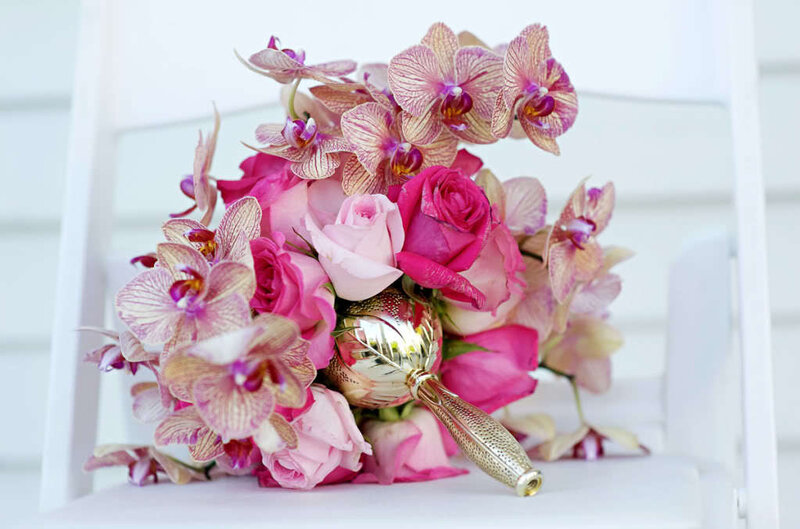 Bouquet of Orchids and Roses