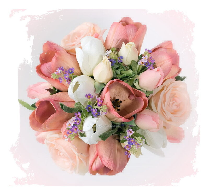 Bouquet of Pink and White Flowers — Calm