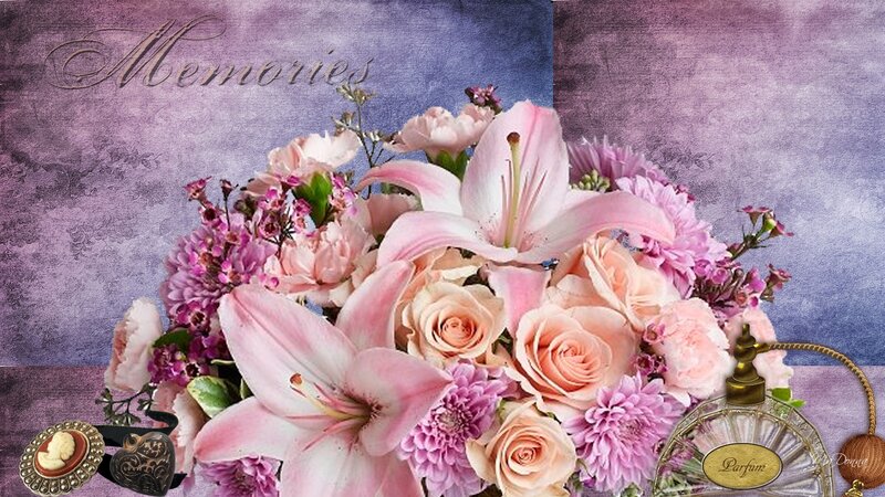 Bouquet of Pink Flowers — Nostalgic