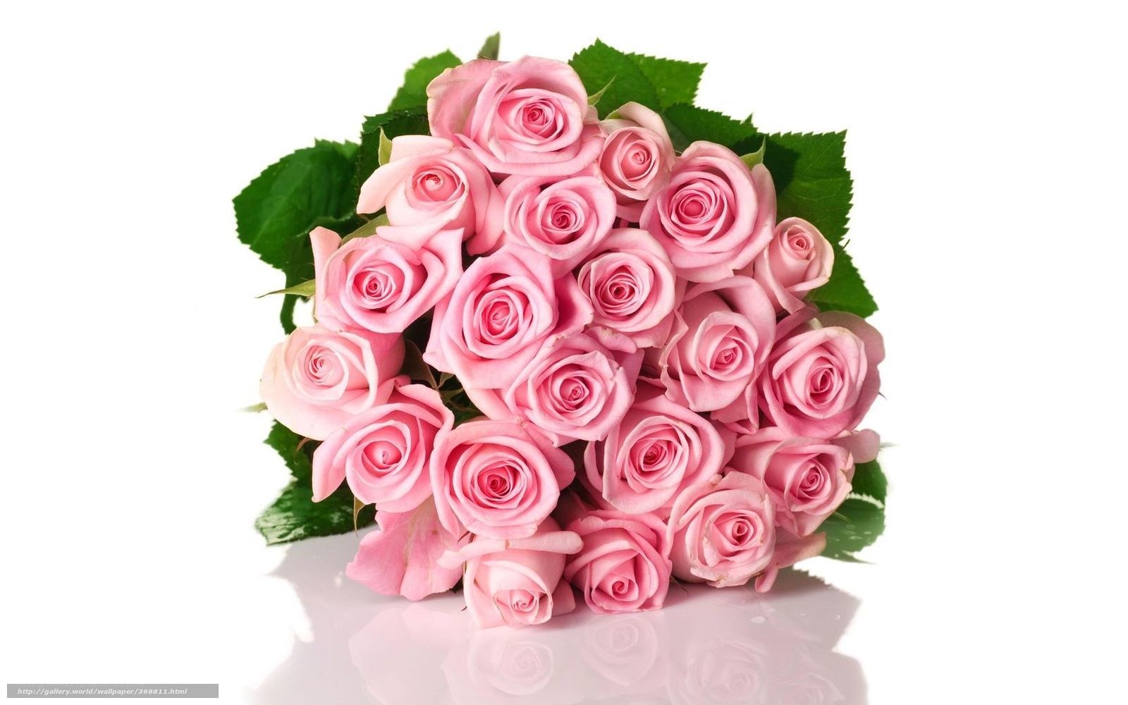 bouquet of pink roses