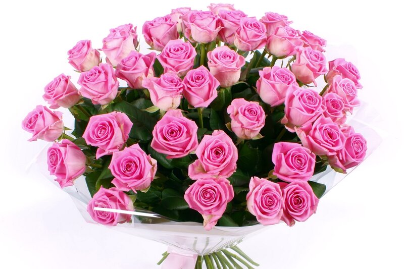 bouquet of pink roses