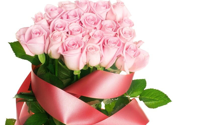 bouquet of pink roses