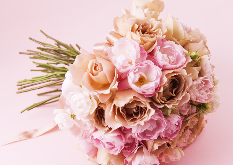 Bouquet of Pink Roses — Soft, Photograph