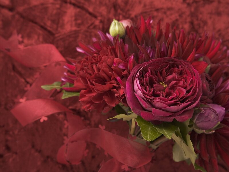 Bouquet of Red Flowers — Romantic