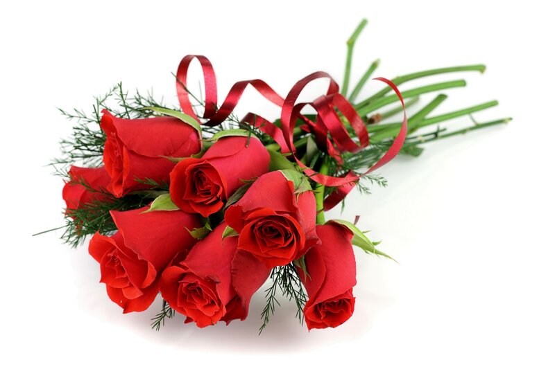 bouquet of red roses