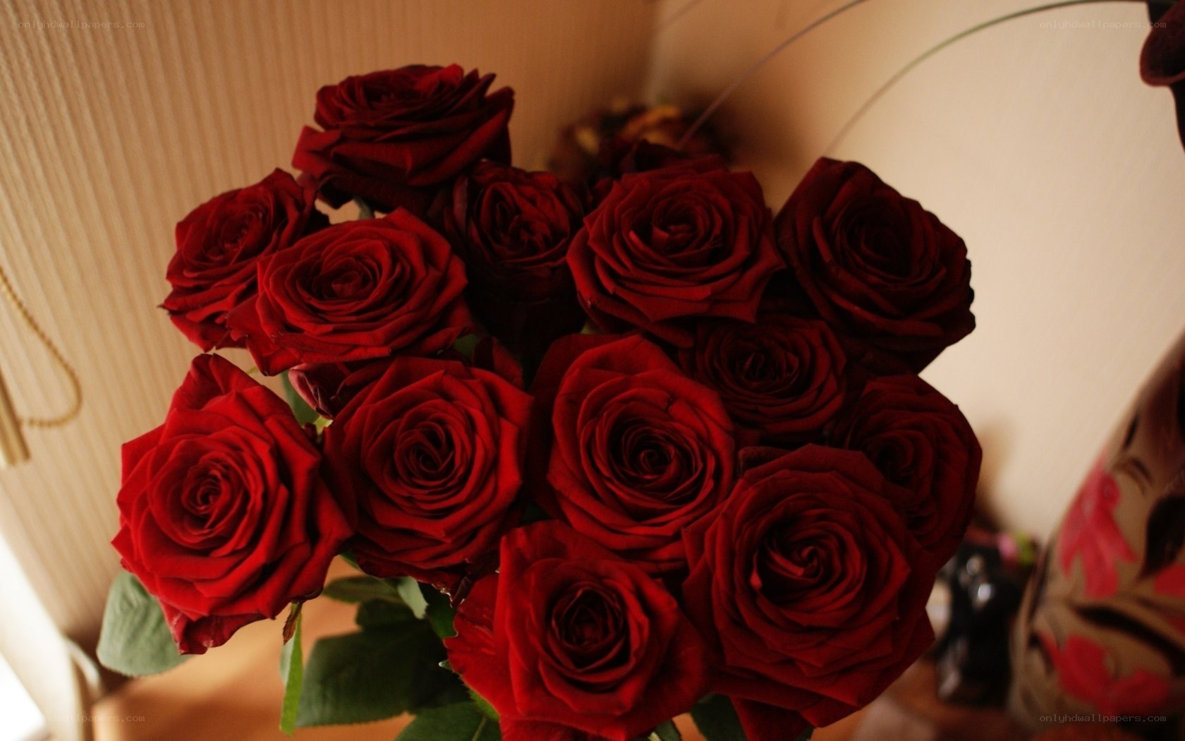 bouquet of red roses