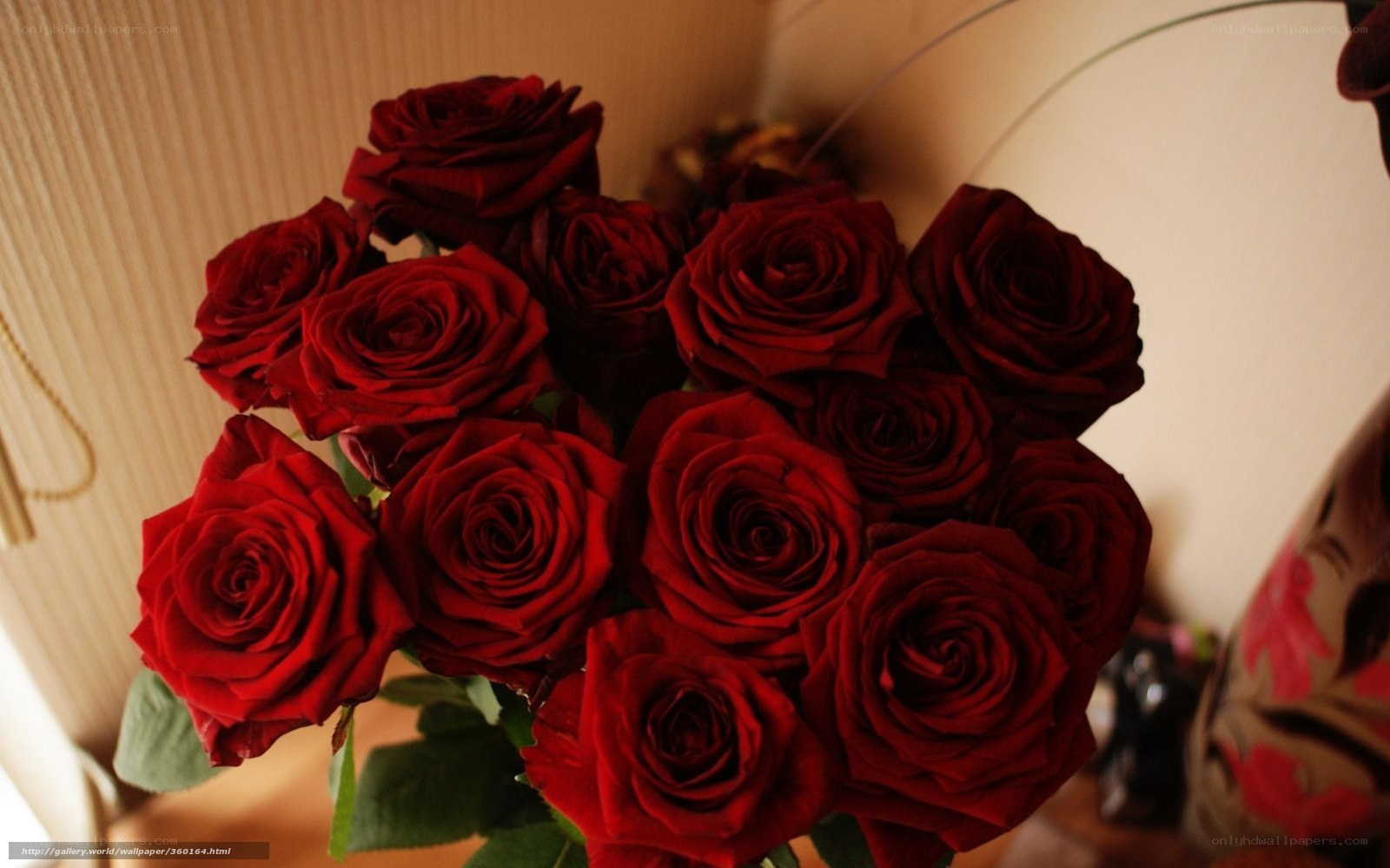 bouquet of red roses