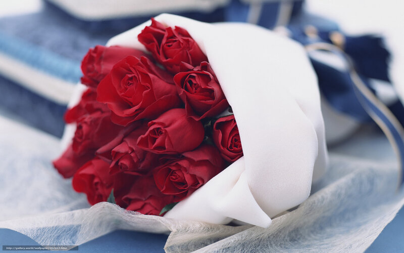 bouquet of red roses