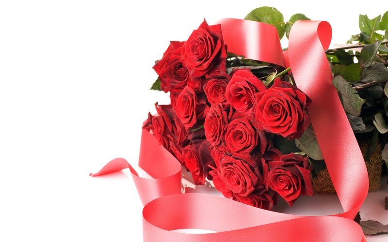 bouquet of red roses