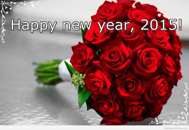 Bouquet of Red Roses — Celebratory, Photograph, Text