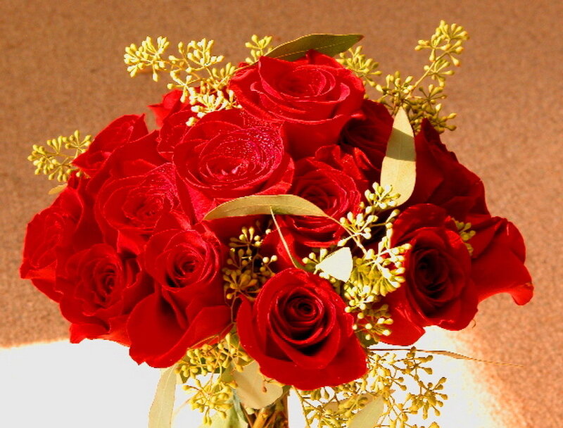 Bouquet of Red Roses — Warm